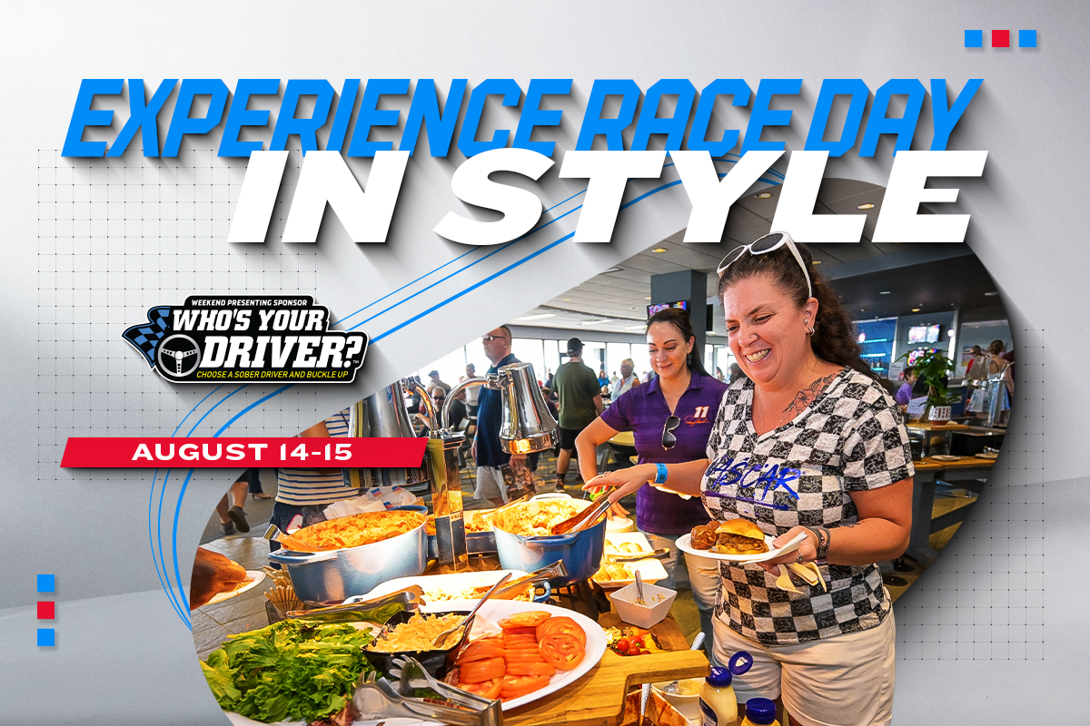 Experience Race Day In Style | Who's Your Driver | August 14-15