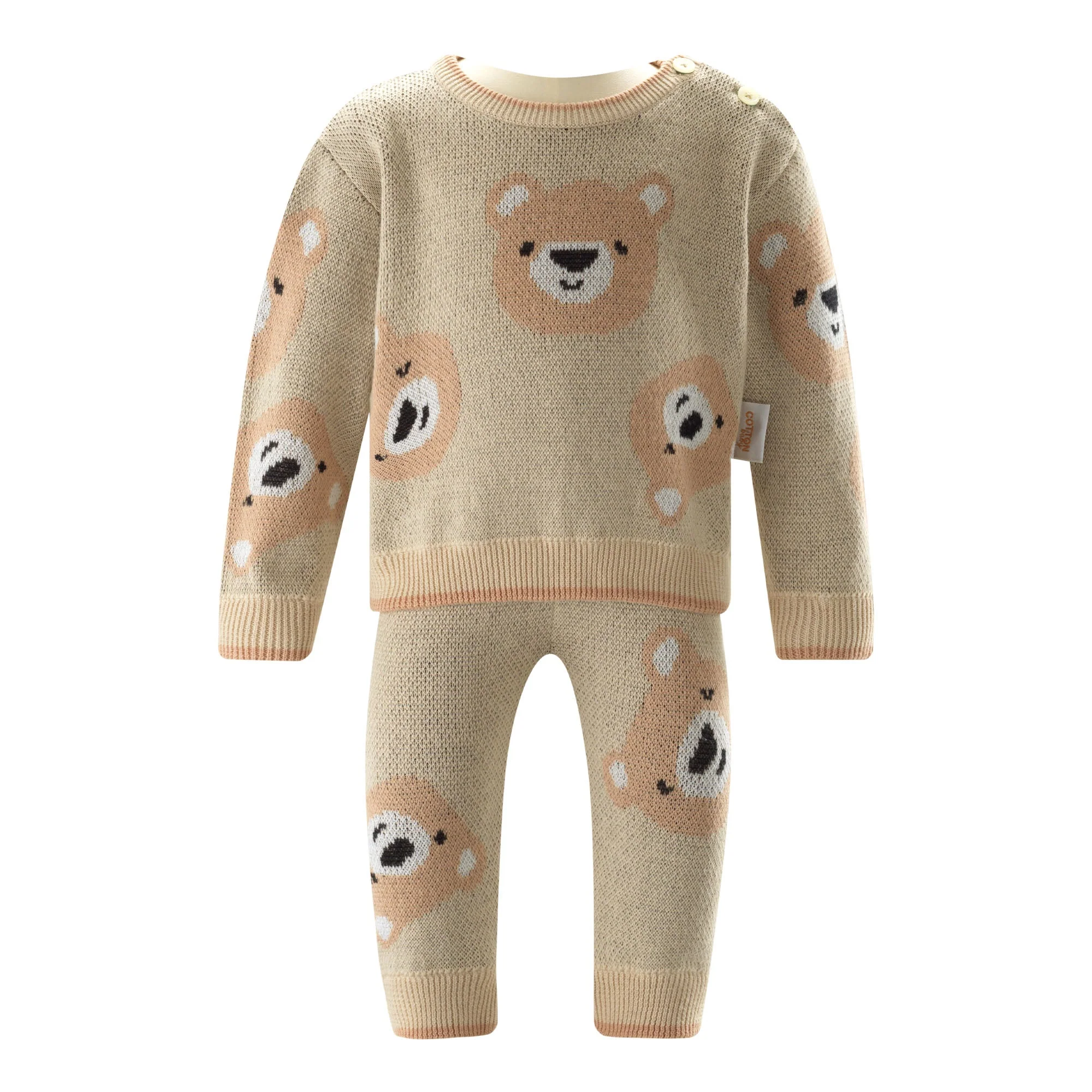 Teddy Knit Sweater and Leggings Set