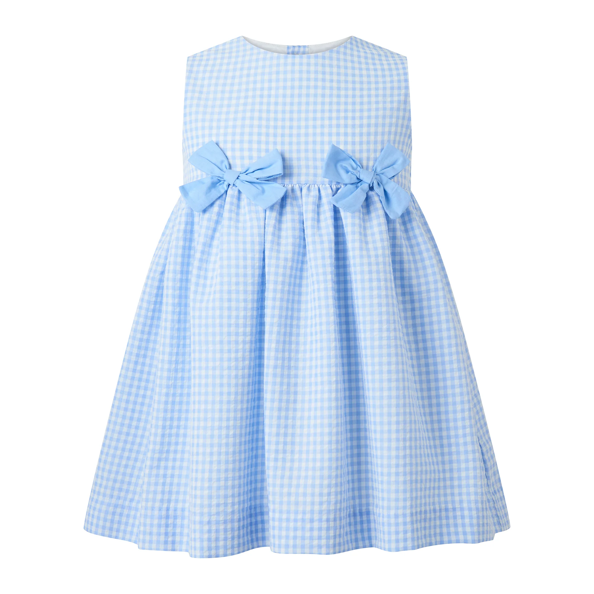Check Bow Dress