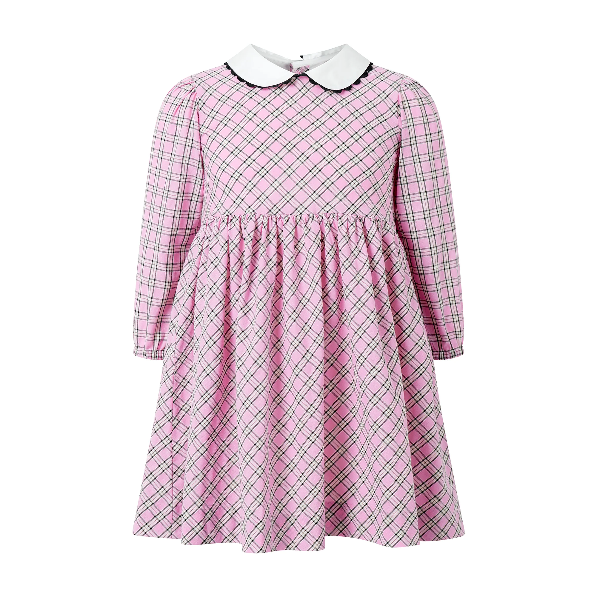 Eloise Plaid Peter Pan Collar Dress