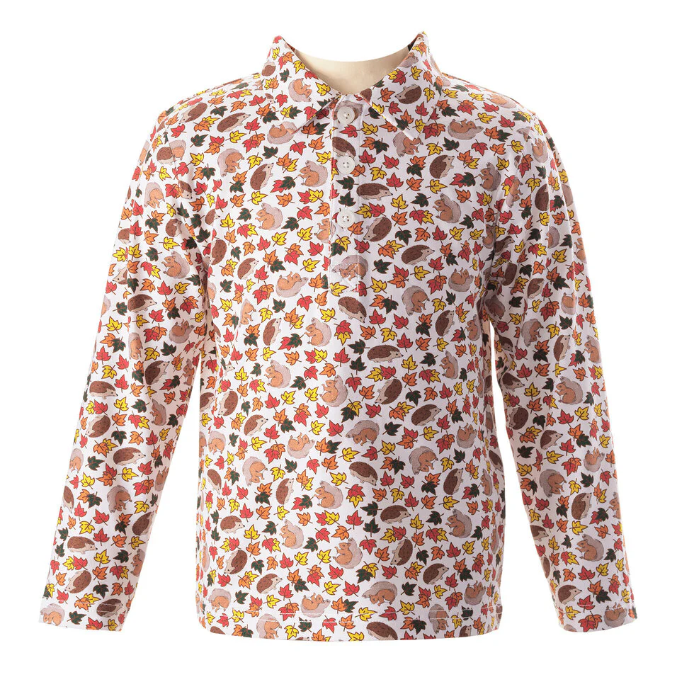 Woodland Leaf Polo Shirt