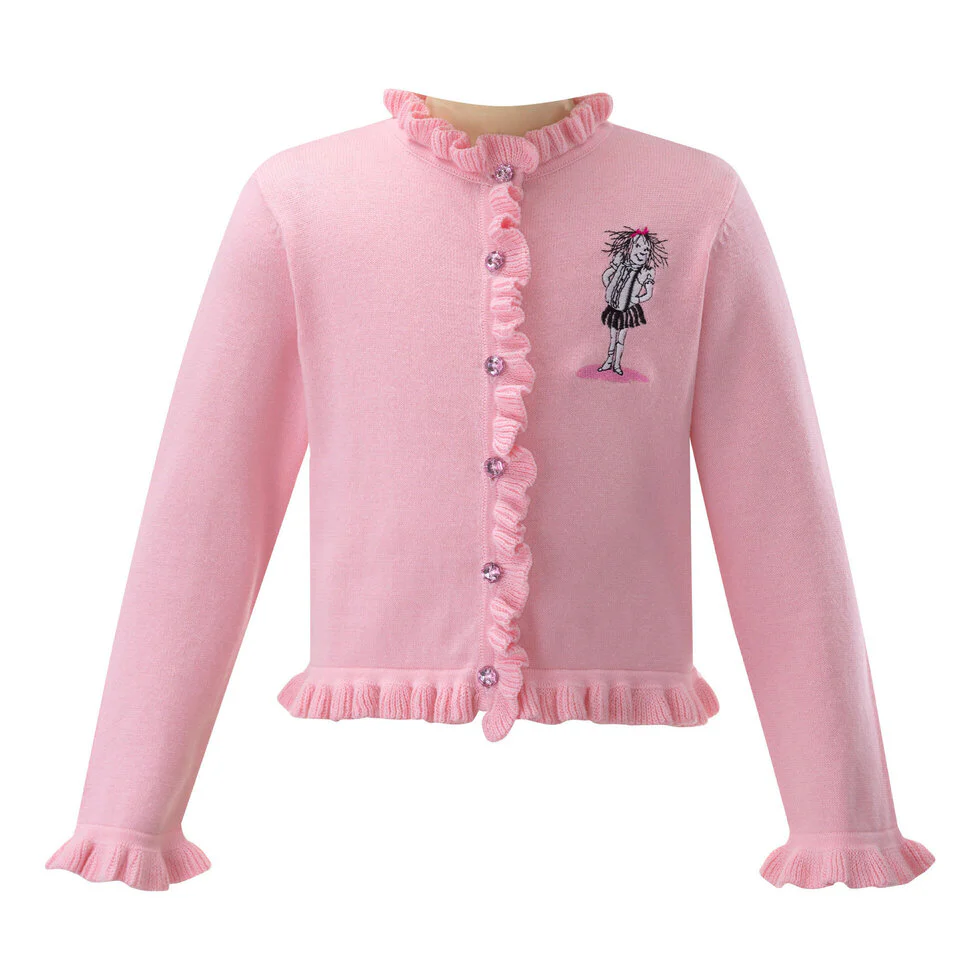 Eloise Pink Embroidered Cardigan