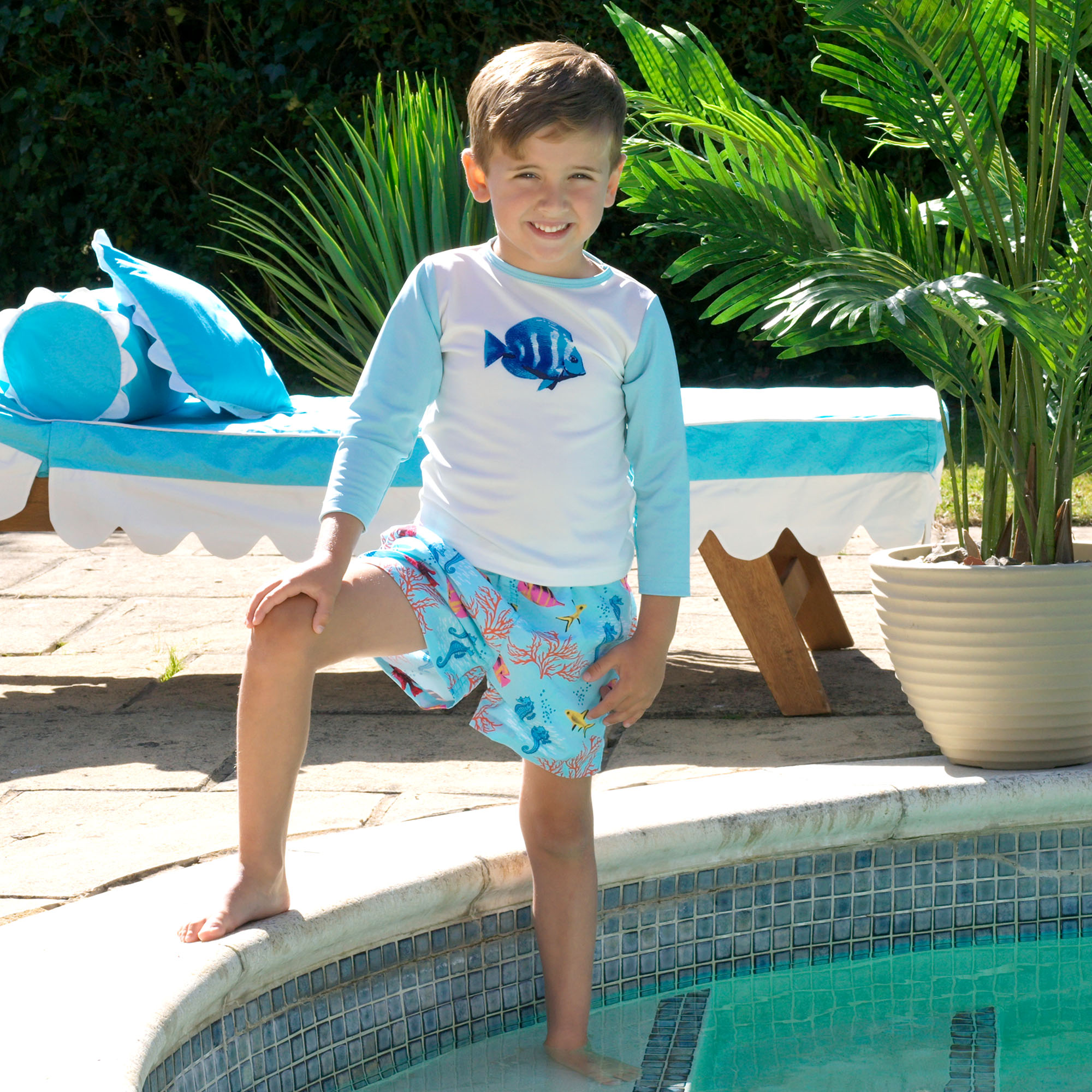Tropical Fish Rash Guard