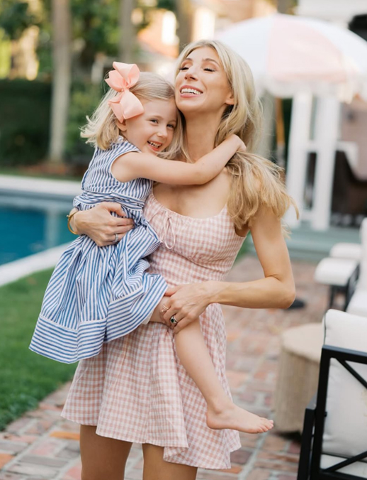 Striped Pleated Dress