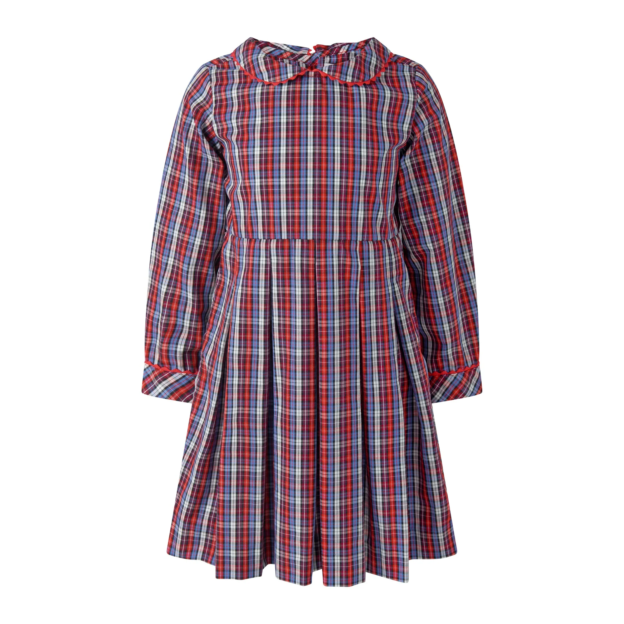 Check Pleated Dress
