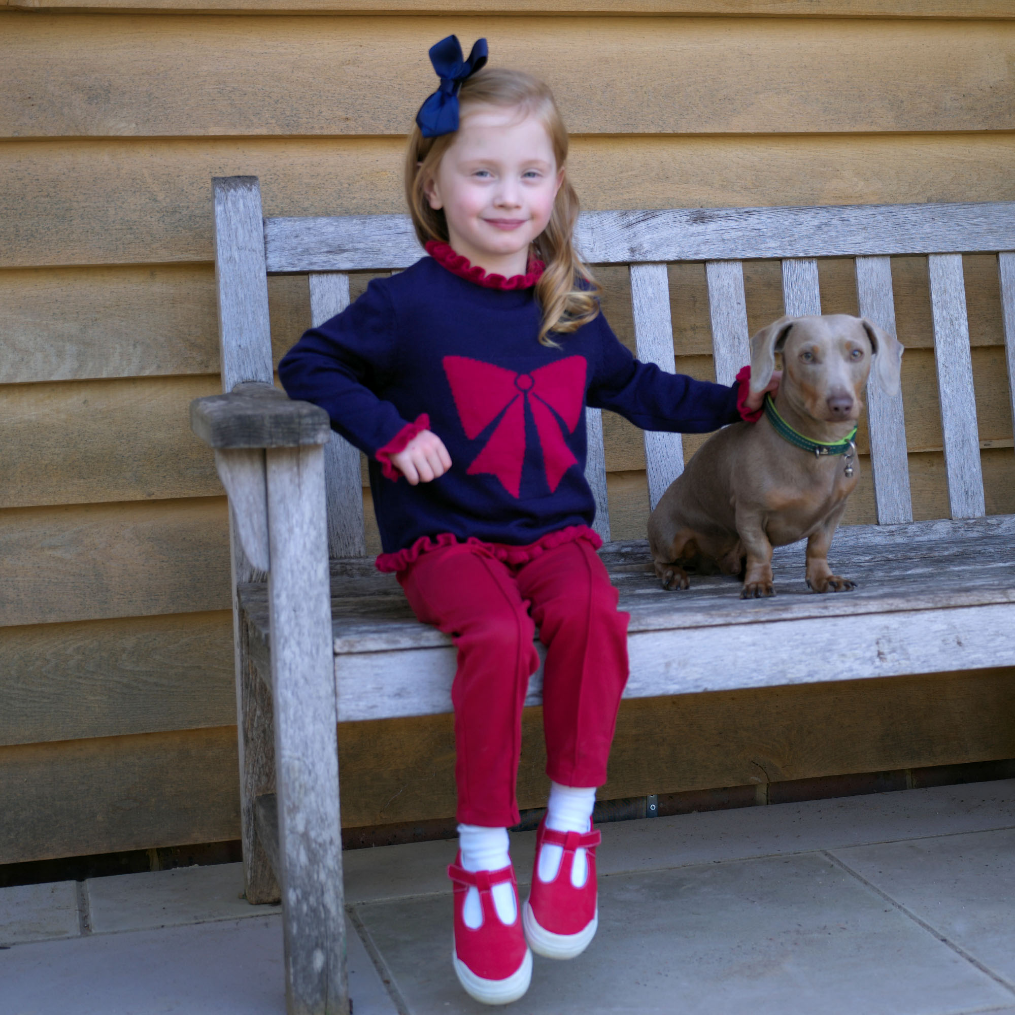 Bow Intarsia Sweater