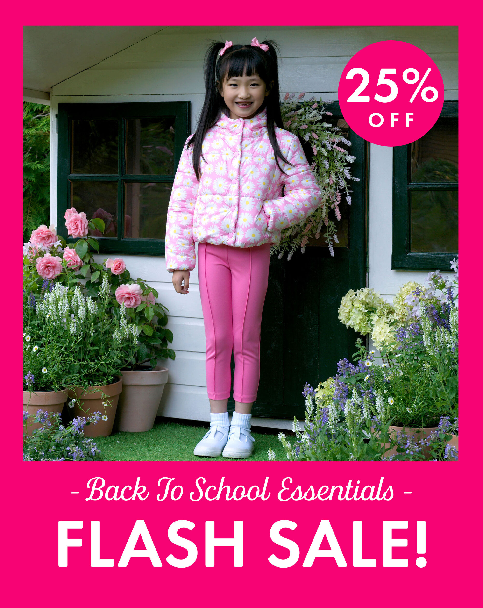 25% OFF Back to school
