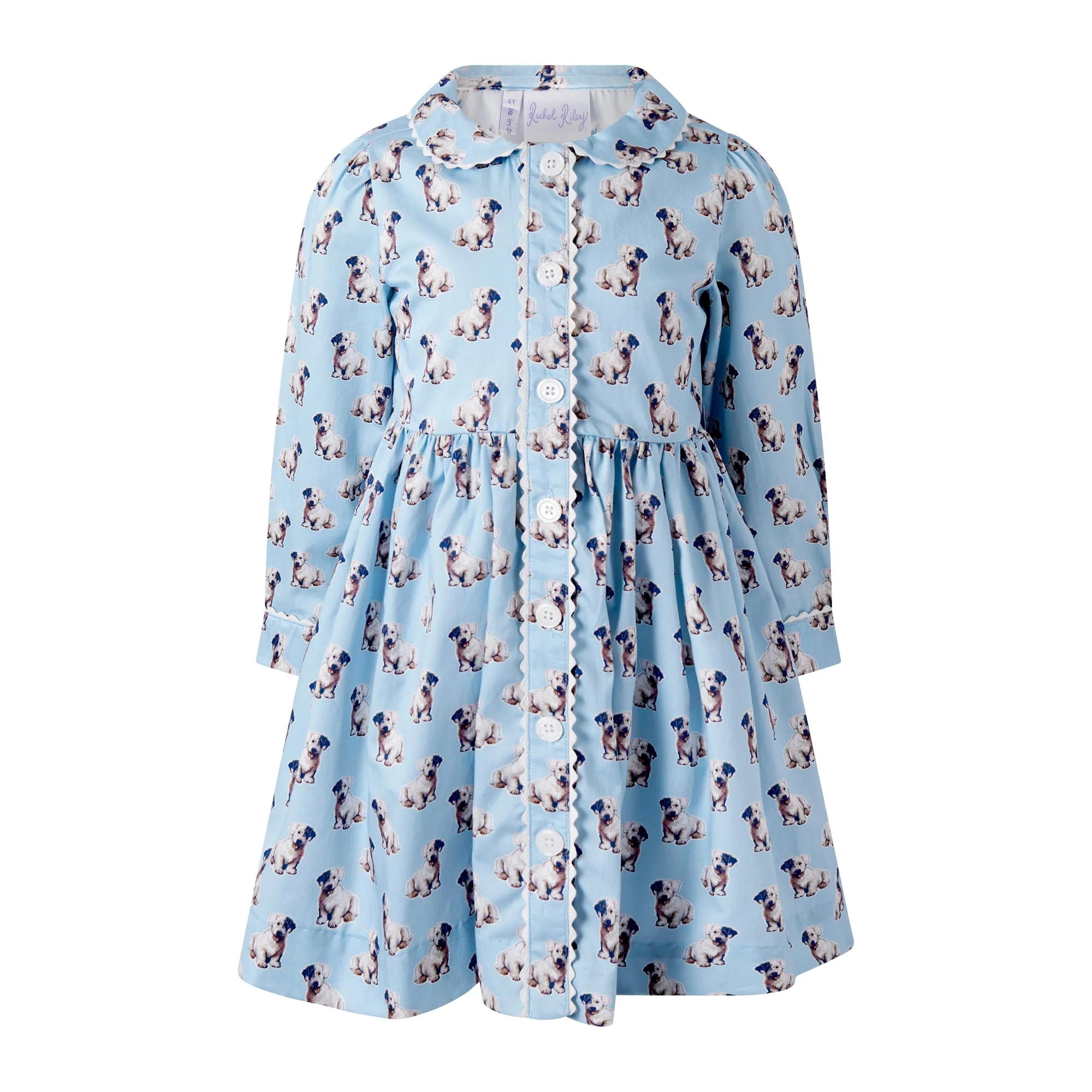 Puppy Button-front Dress