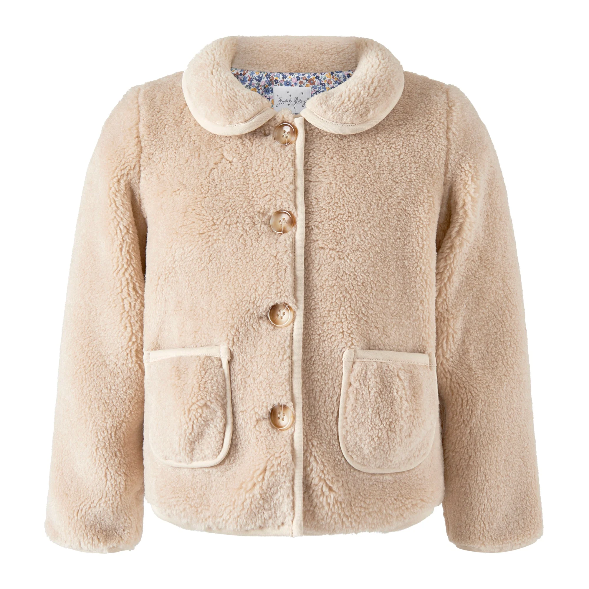 Cream Shearling Jacket