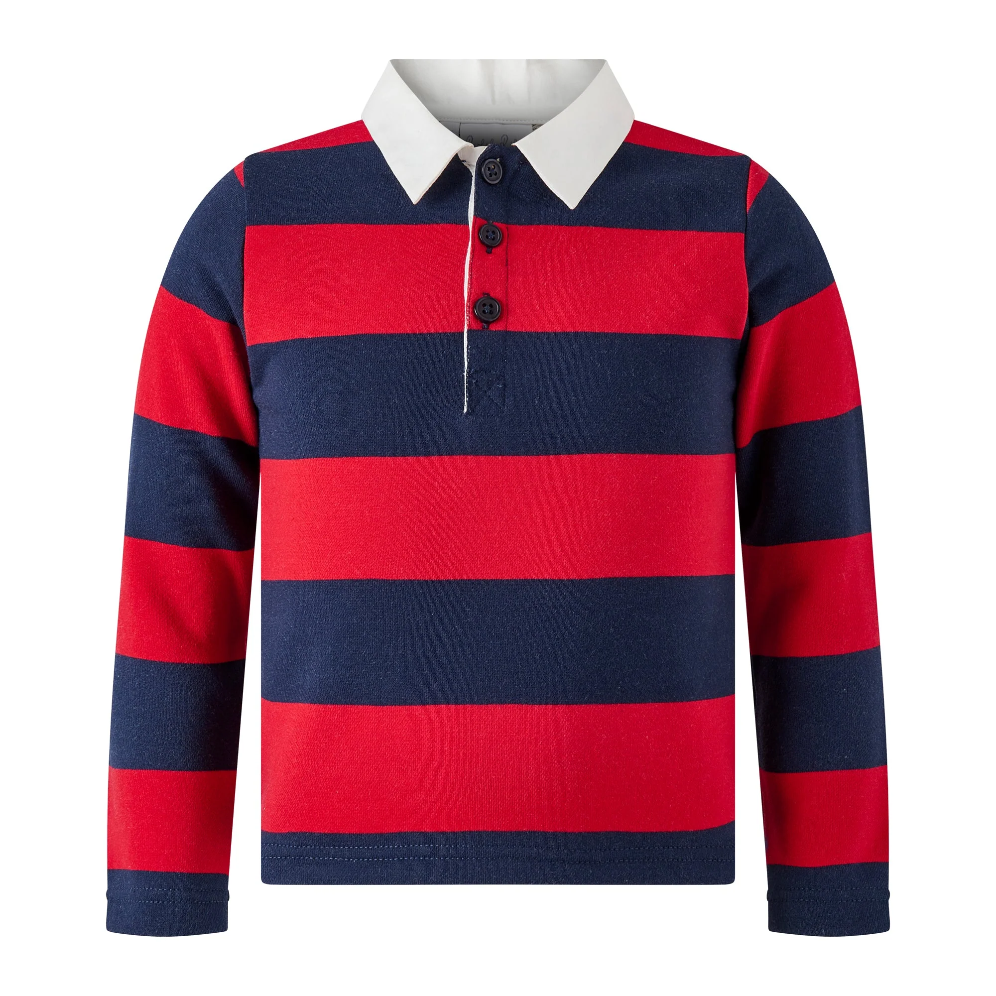 Red Striped Rugby  Shirt