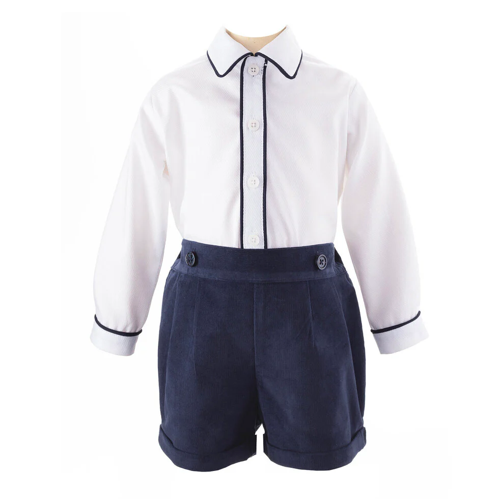 Cord Short & Shirt Set