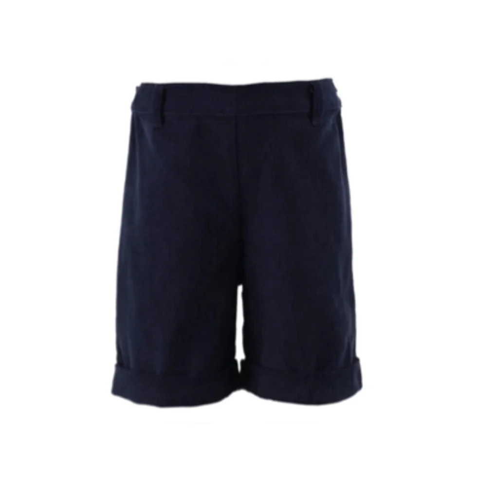 Navy Cord Shorts
