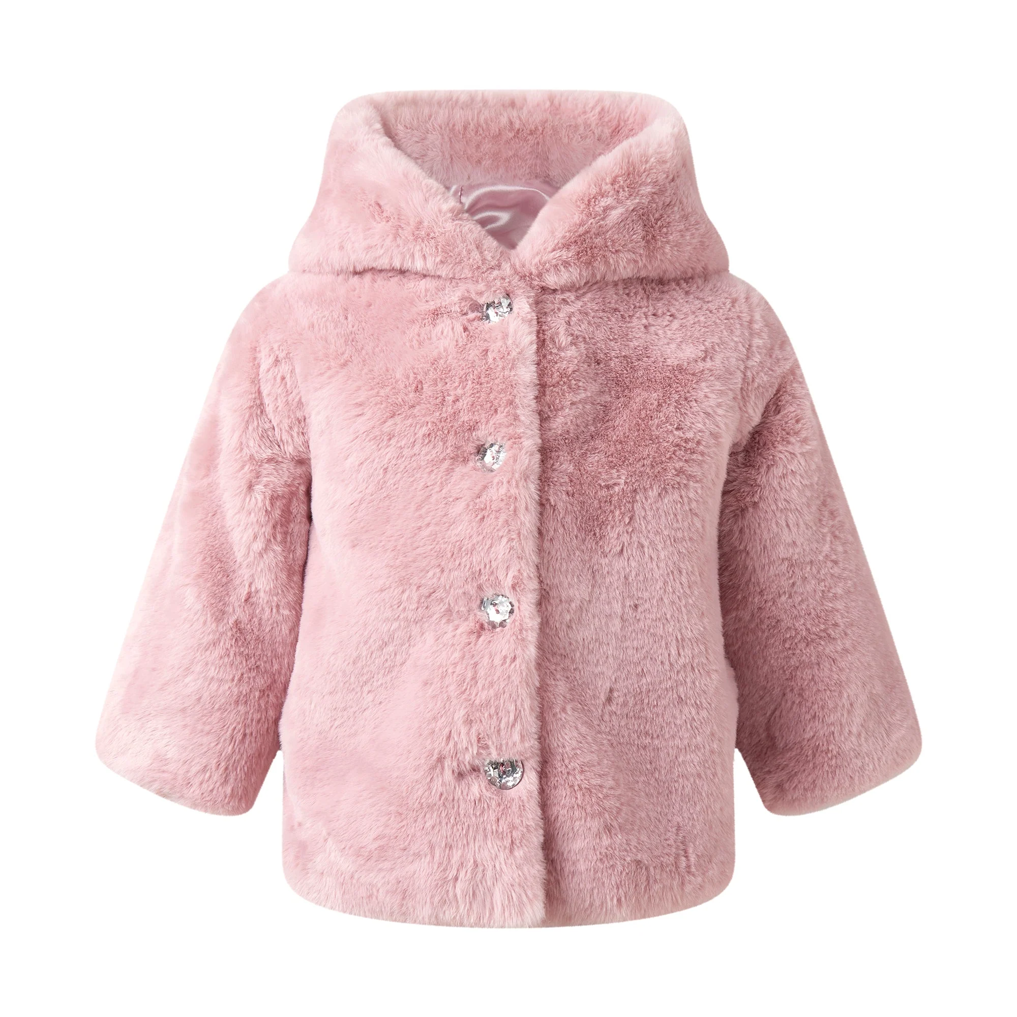 Pink Faux Fur Jacket
