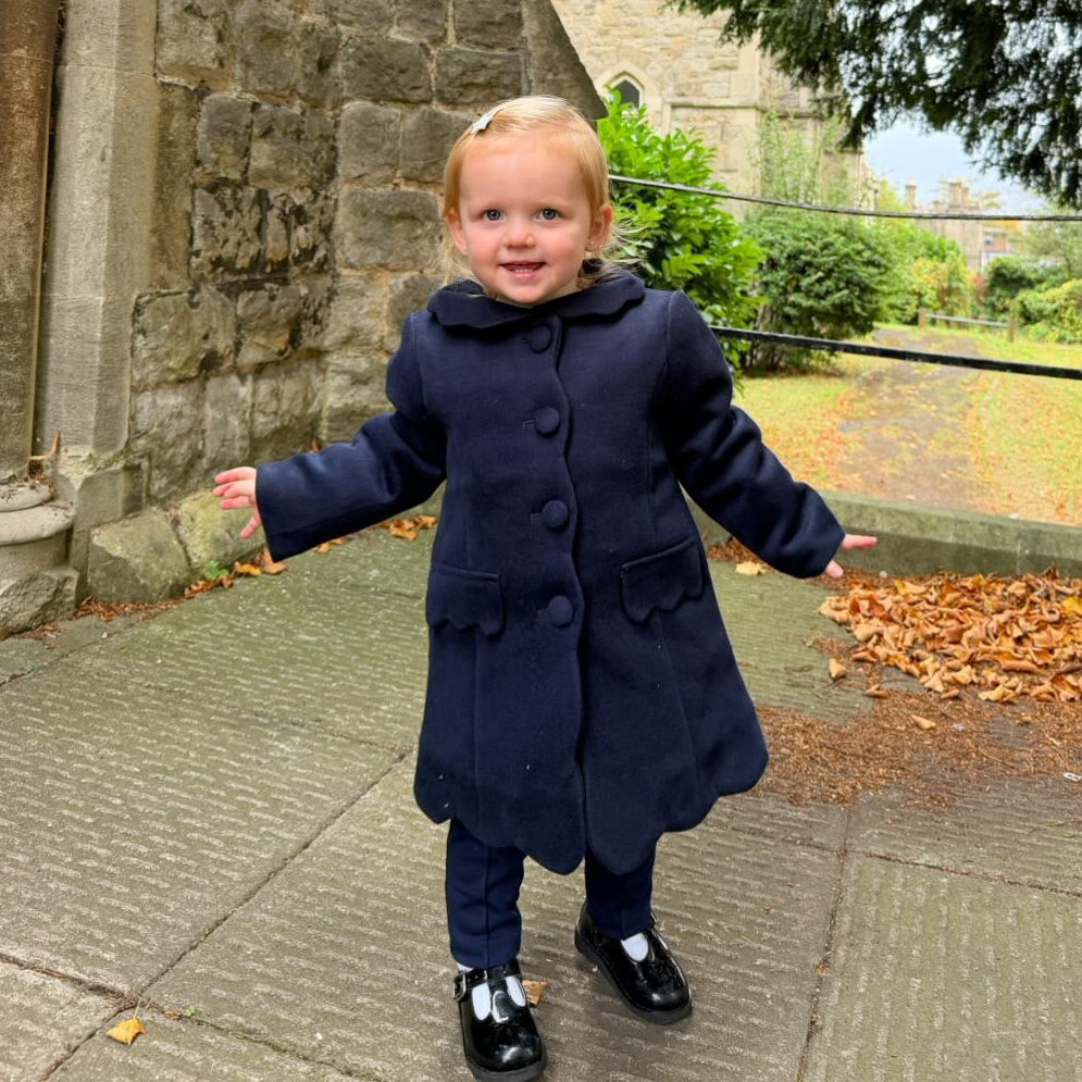Scalloped Dress Coat
