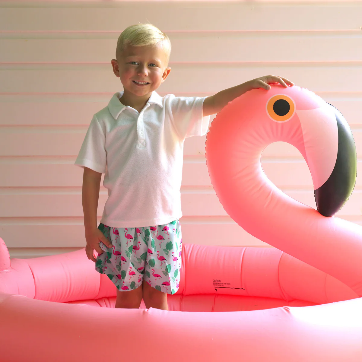 Flamingo Swim Trunks