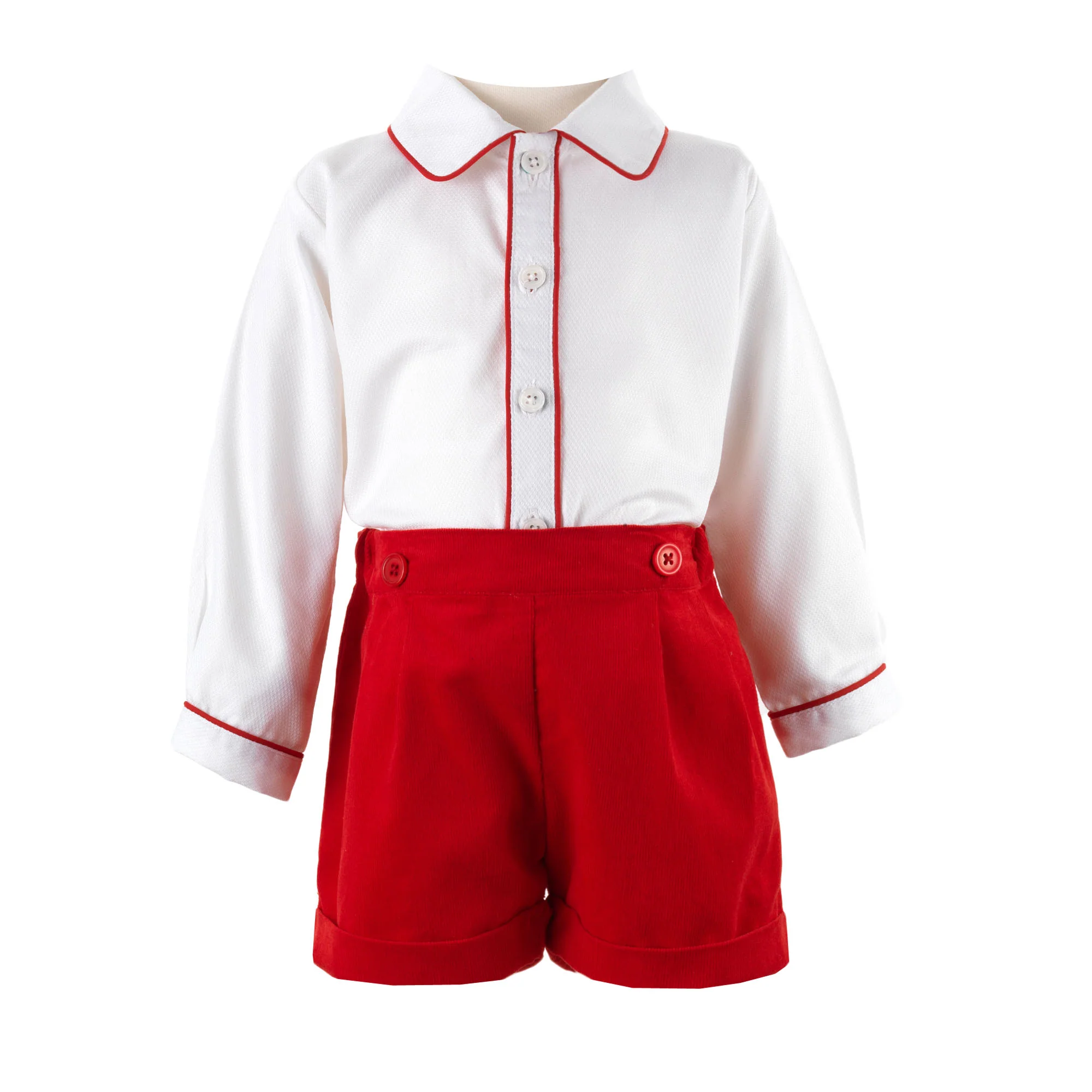 Cord Short & Shirt Set