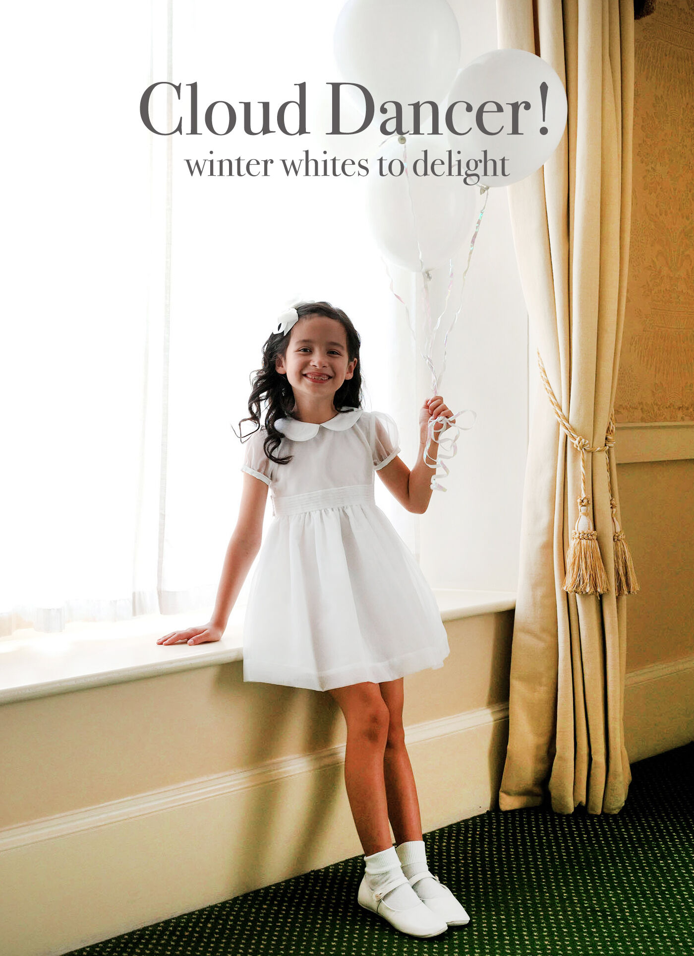 Organza Pintuck Dress