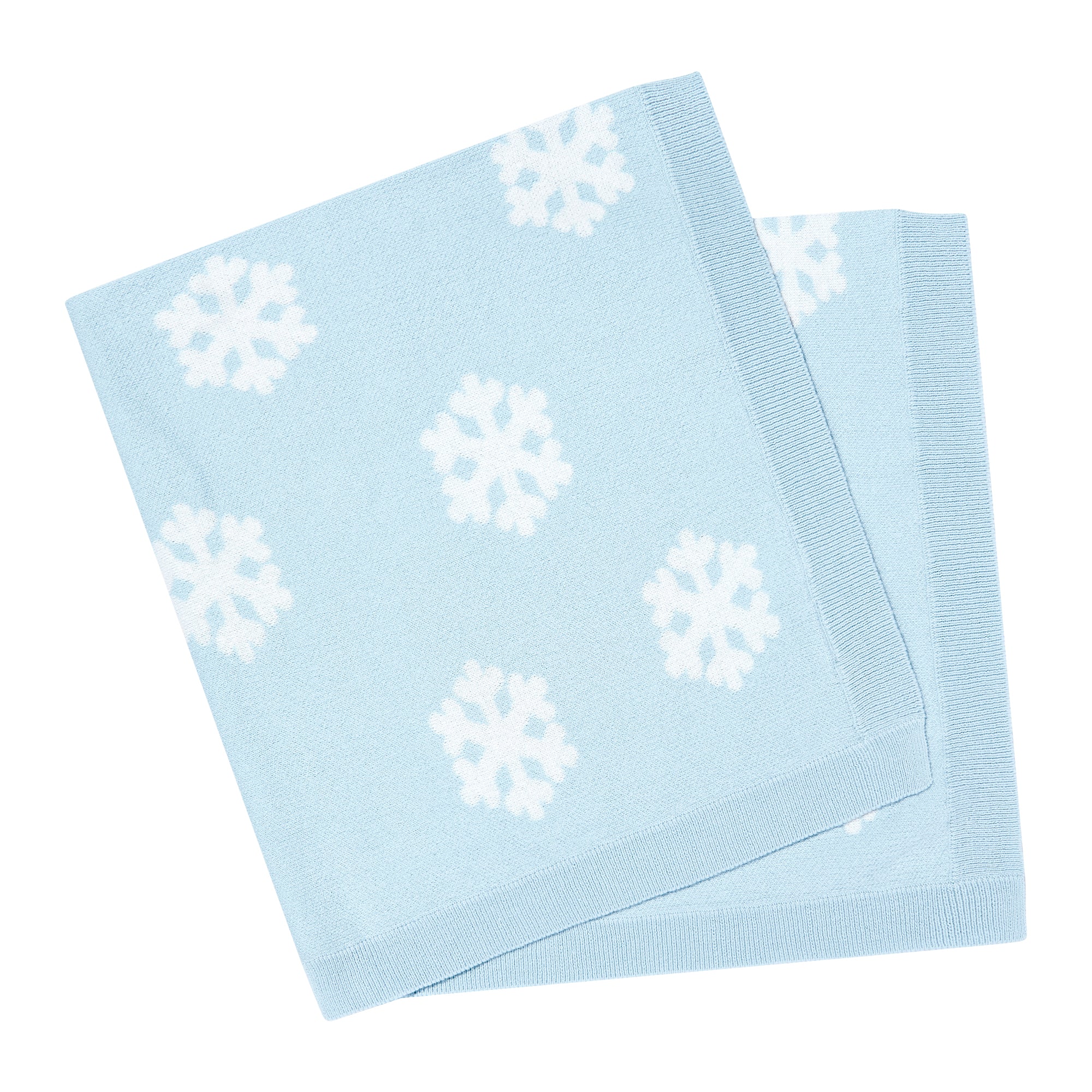 Snowflake Knit Blanket
