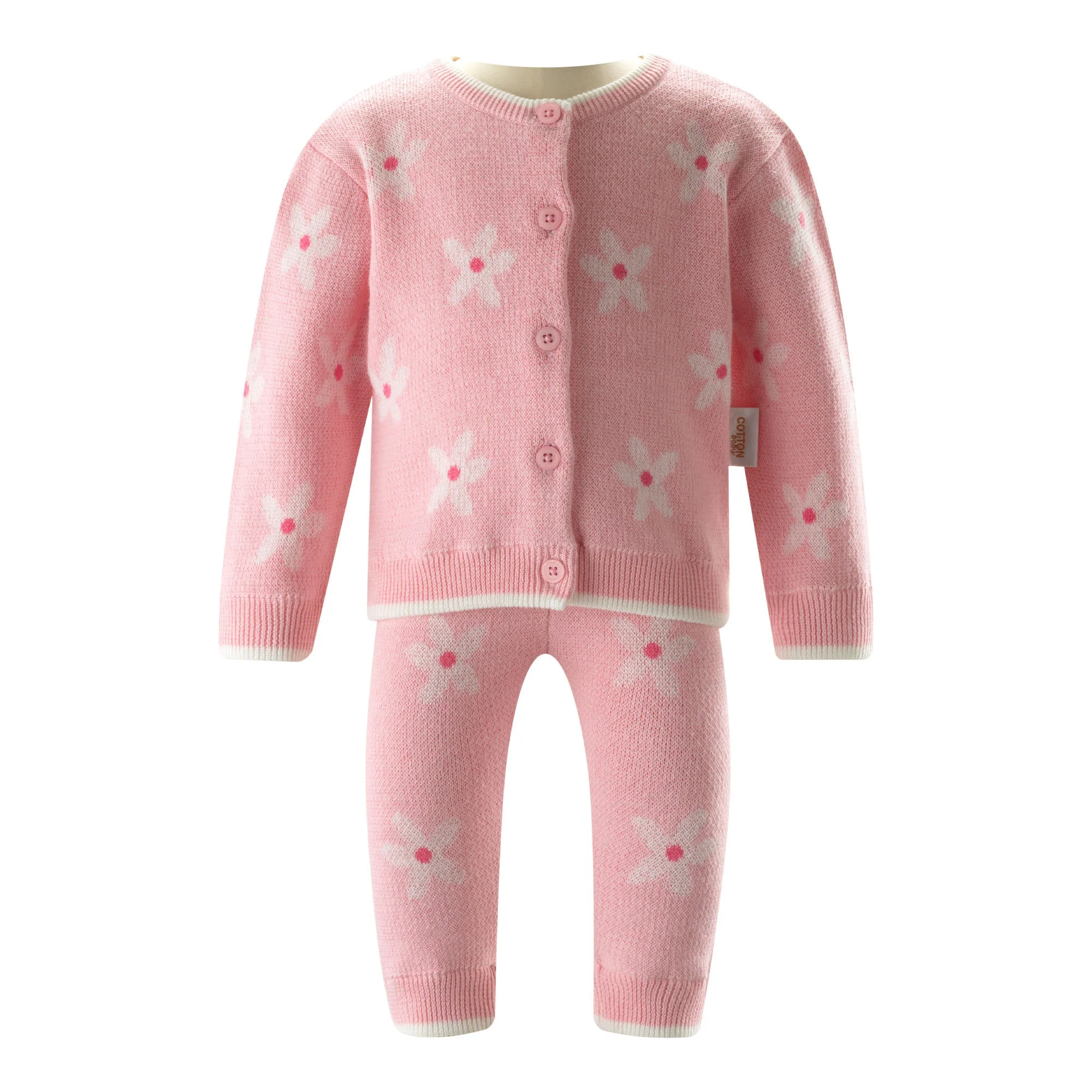 Daisy Knit Cardigan and Leggings Set