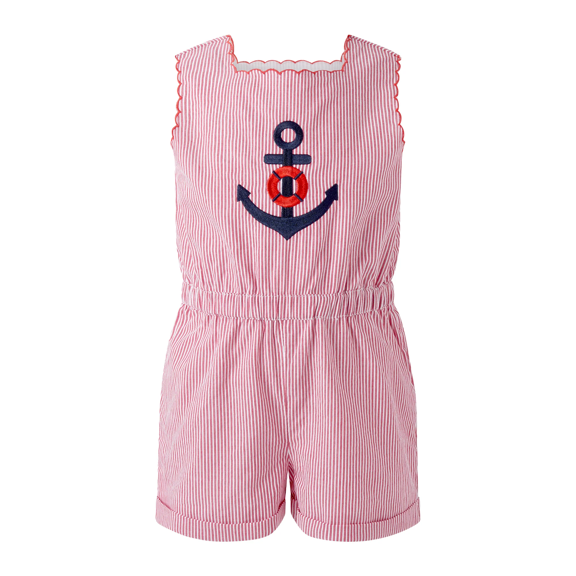 Anchor Embroidered Playsuit