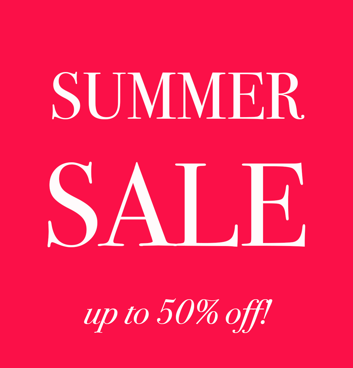 Summer Sale 50% off
