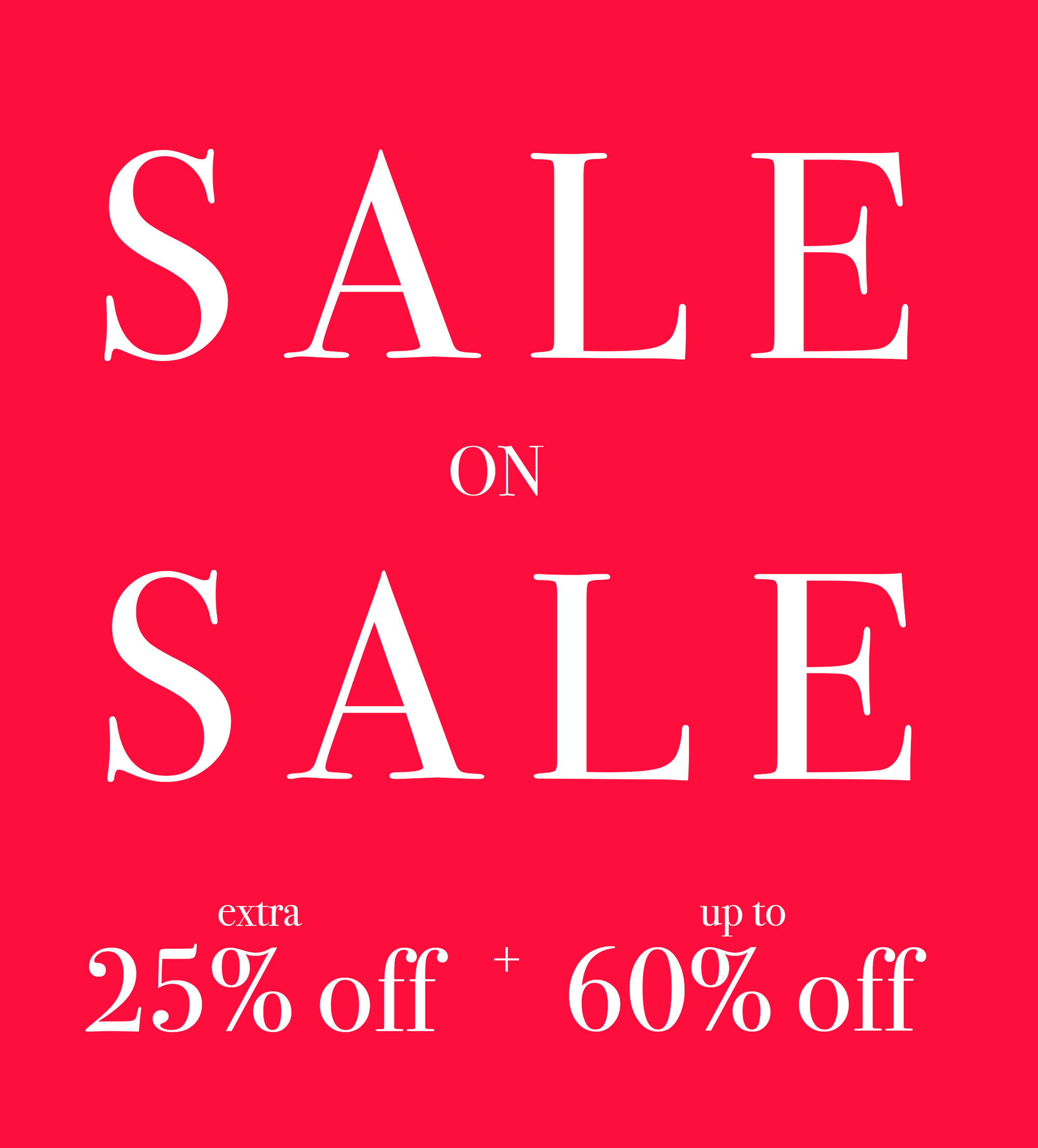 Sale on sale