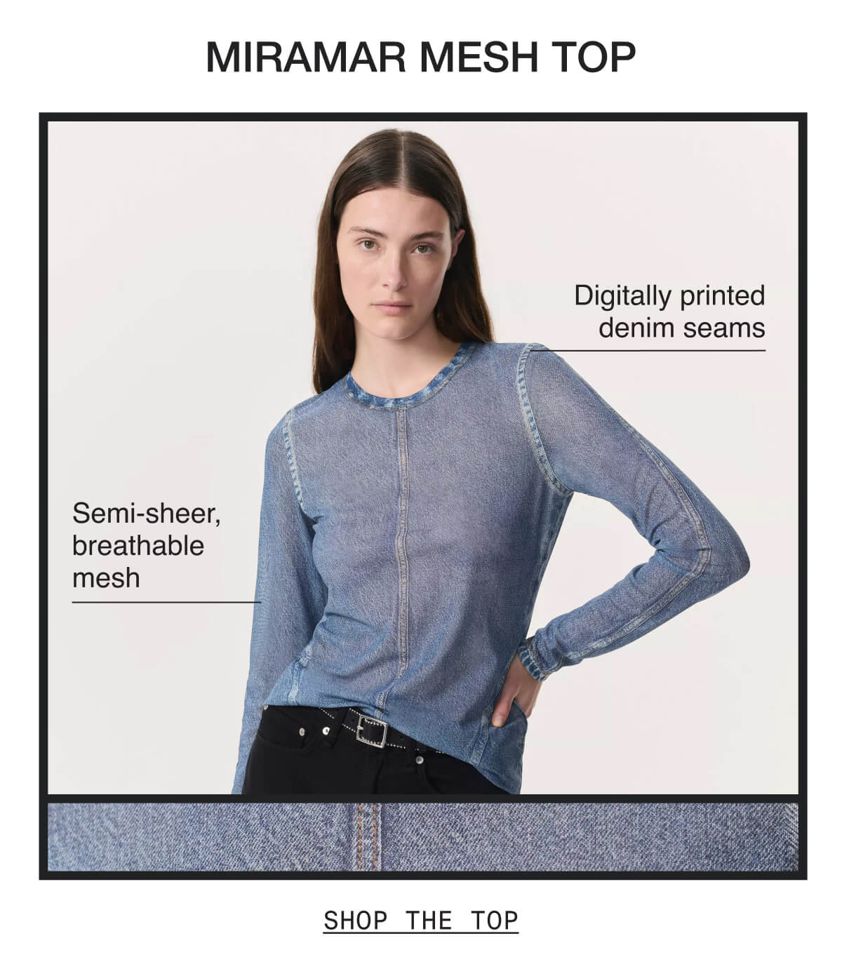 Miramar Mesh Top