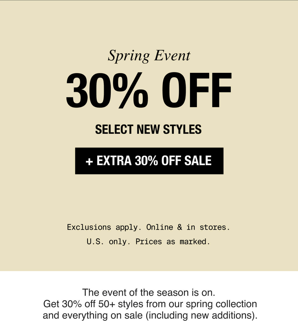 Spring Event