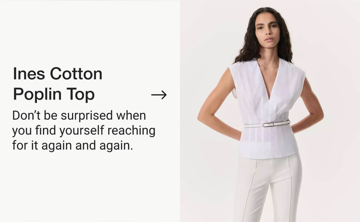 Ines Cotton Poplin Top 