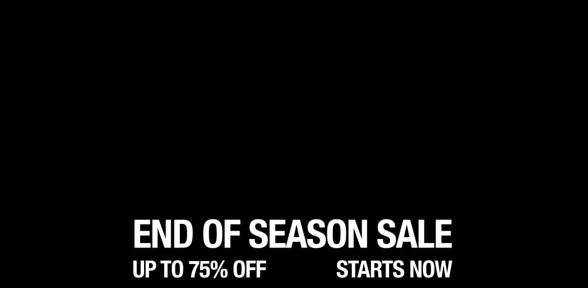 End of Season Sale