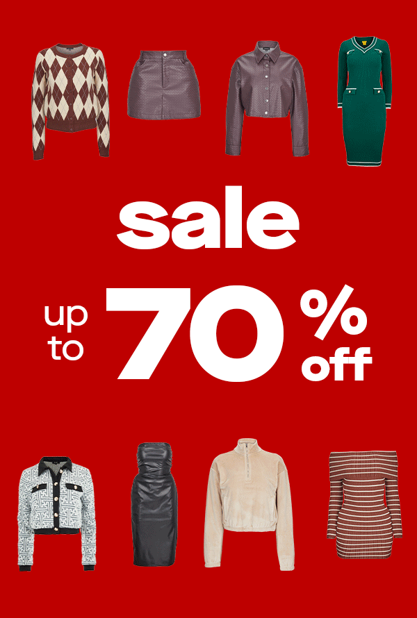 sale up to 70% off