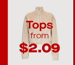 Tops from $2.09