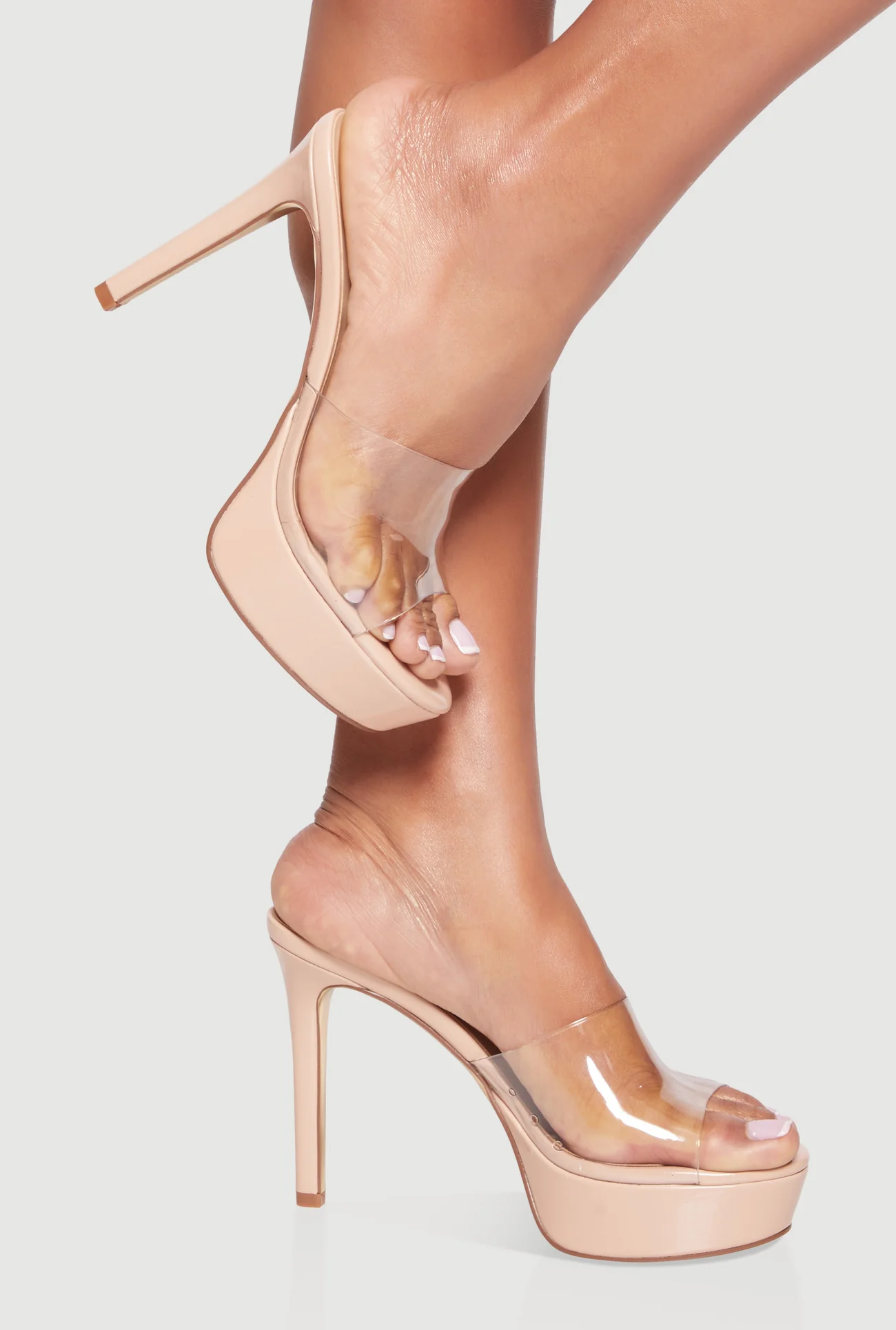 Open Toe Ultra High Heel Mules