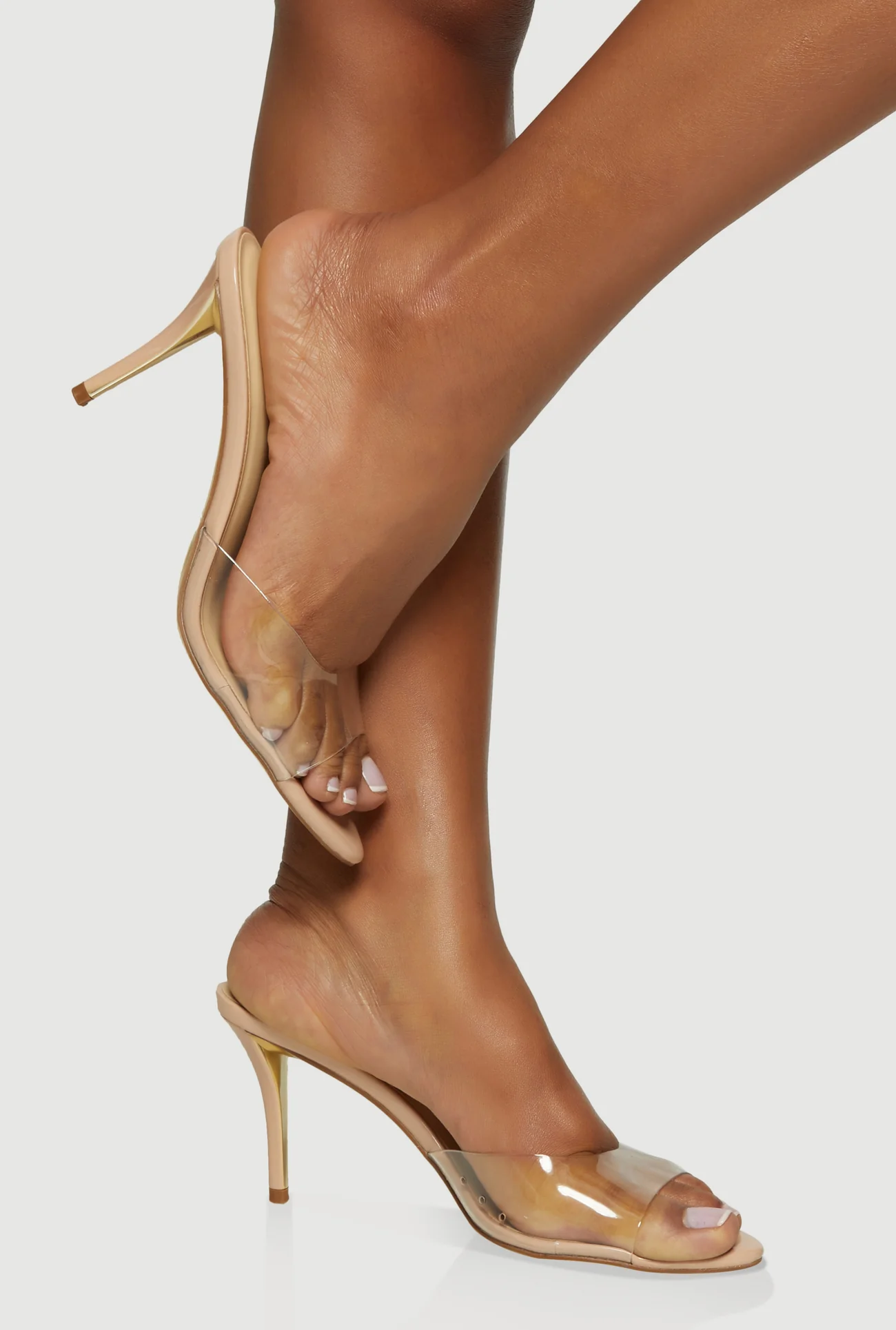 Peep Toe Stiletto Mules