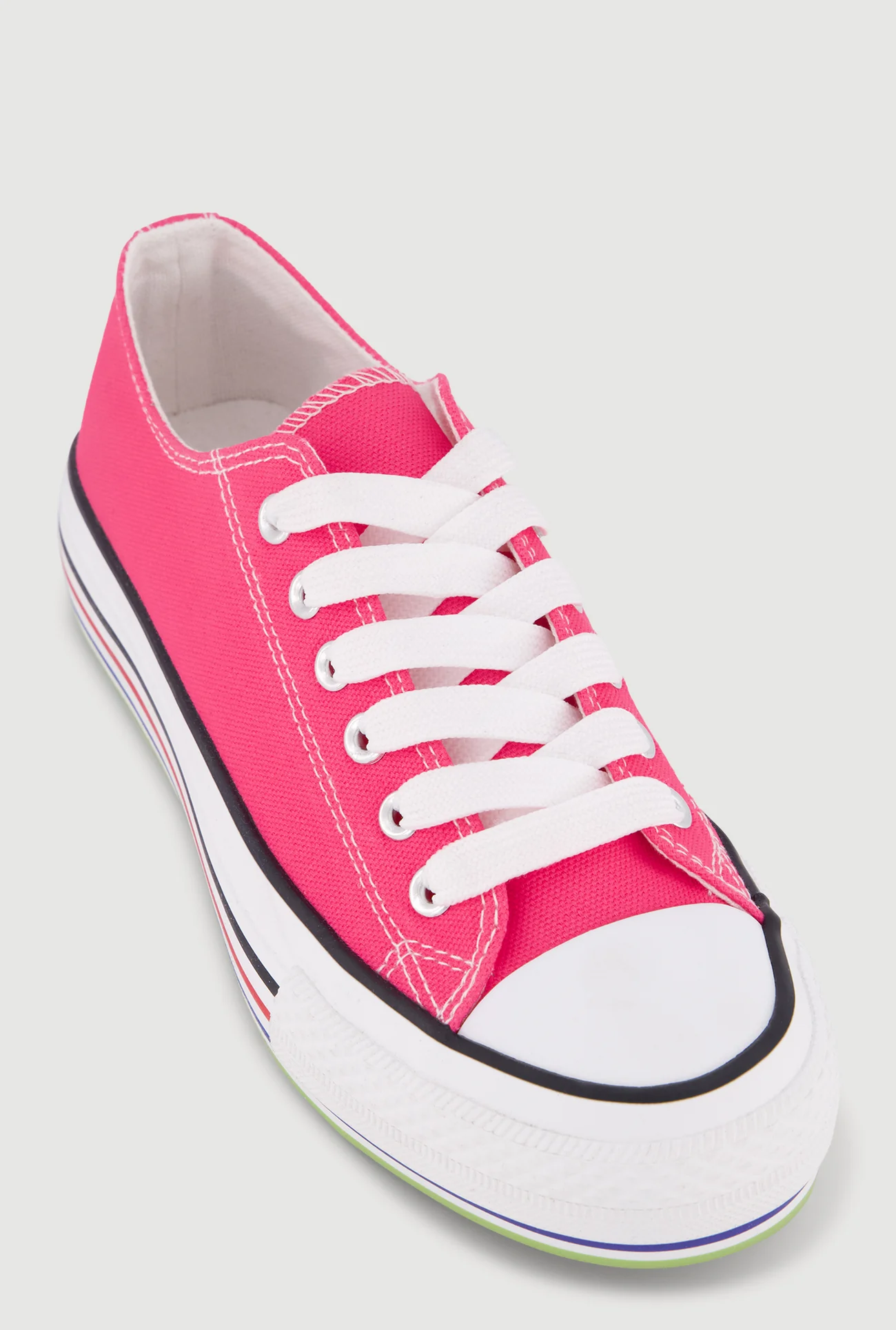 Shop Low Top Lace Up Cap Toe Sneakers