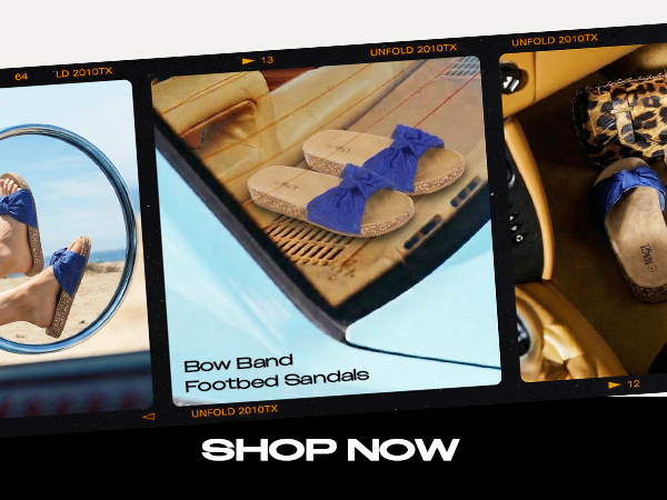 Bow Band Footbed Sandals - Shop Now