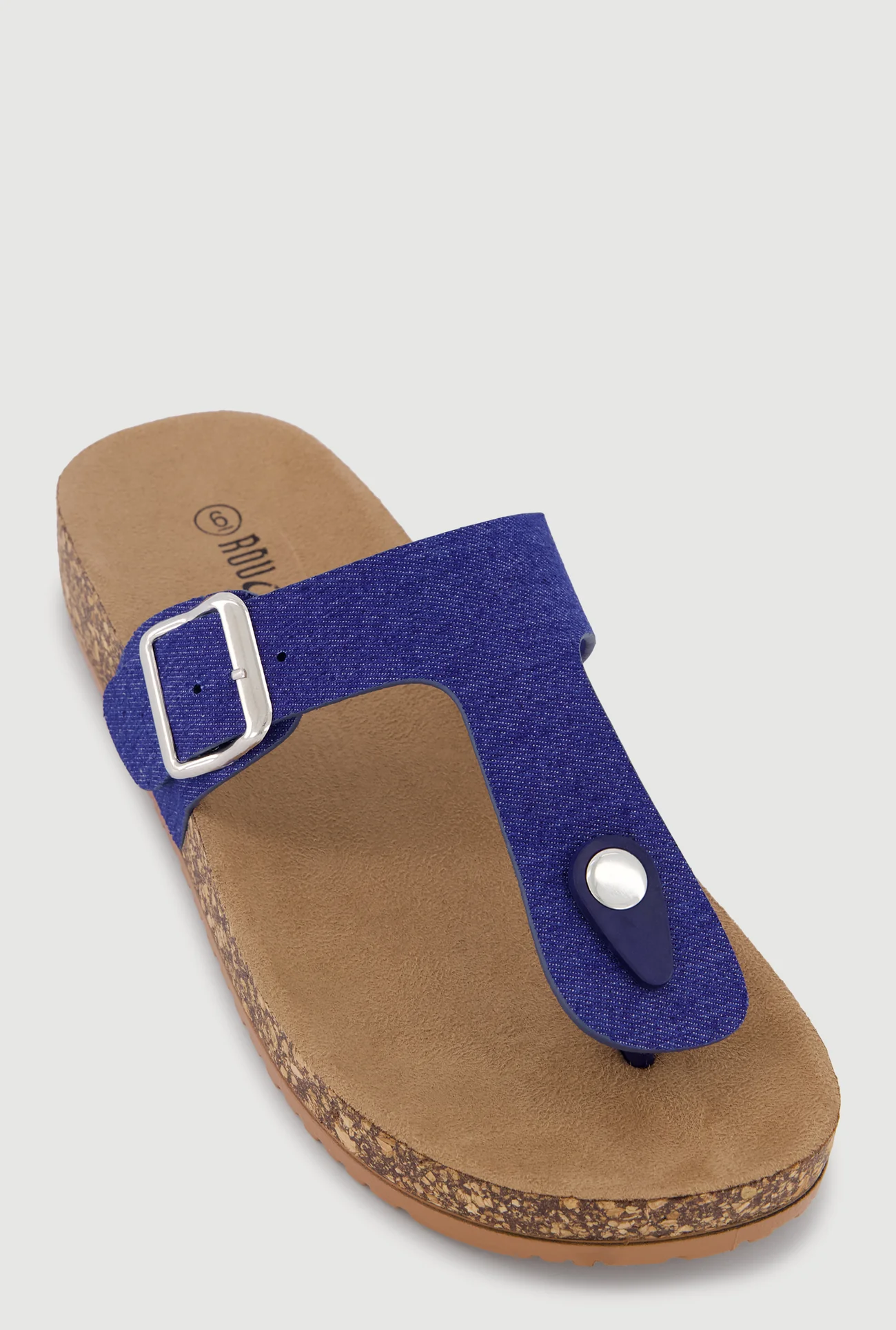 Shop Buckle Band Thong Footbed Sandals