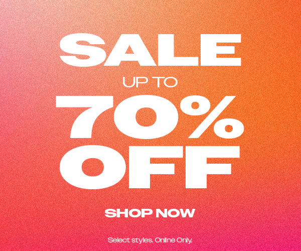 SALE UP TO 70% OFF - SHOP NOW
