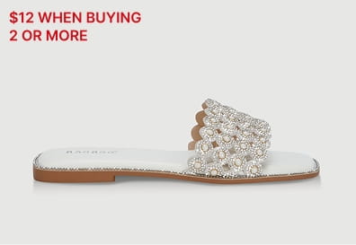 Shop Gemstone Cutout Band Slide Sandals