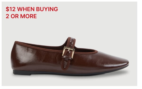 Shop Buckle Strap Mary Jane Flats