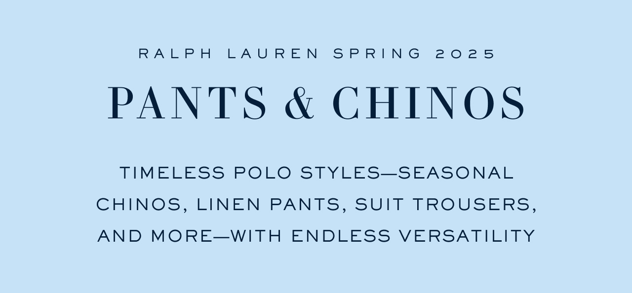 Pants & Chinos
