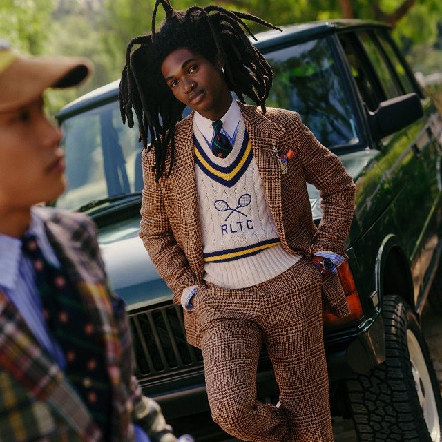 Glen Plaid Suit Trouser