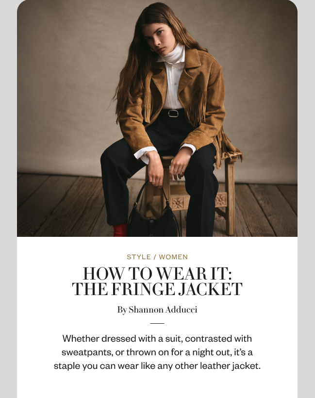 How to Wear It: The Fringe Jacket