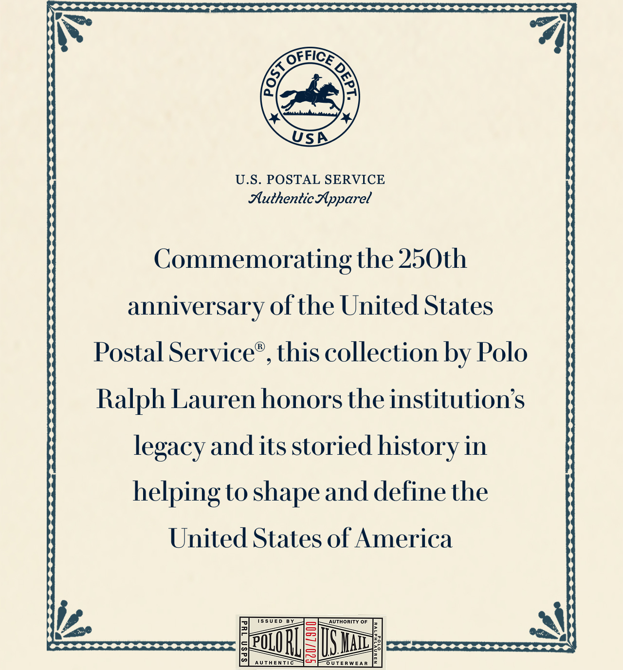 Polo Ralph Lauren x USPS