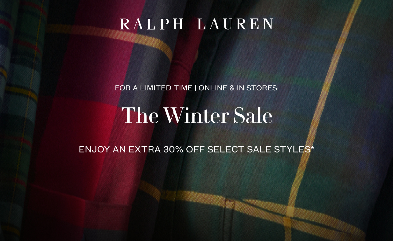 Online & In Stores. Enjoy an Extra 30% Off Select Sale Styles*