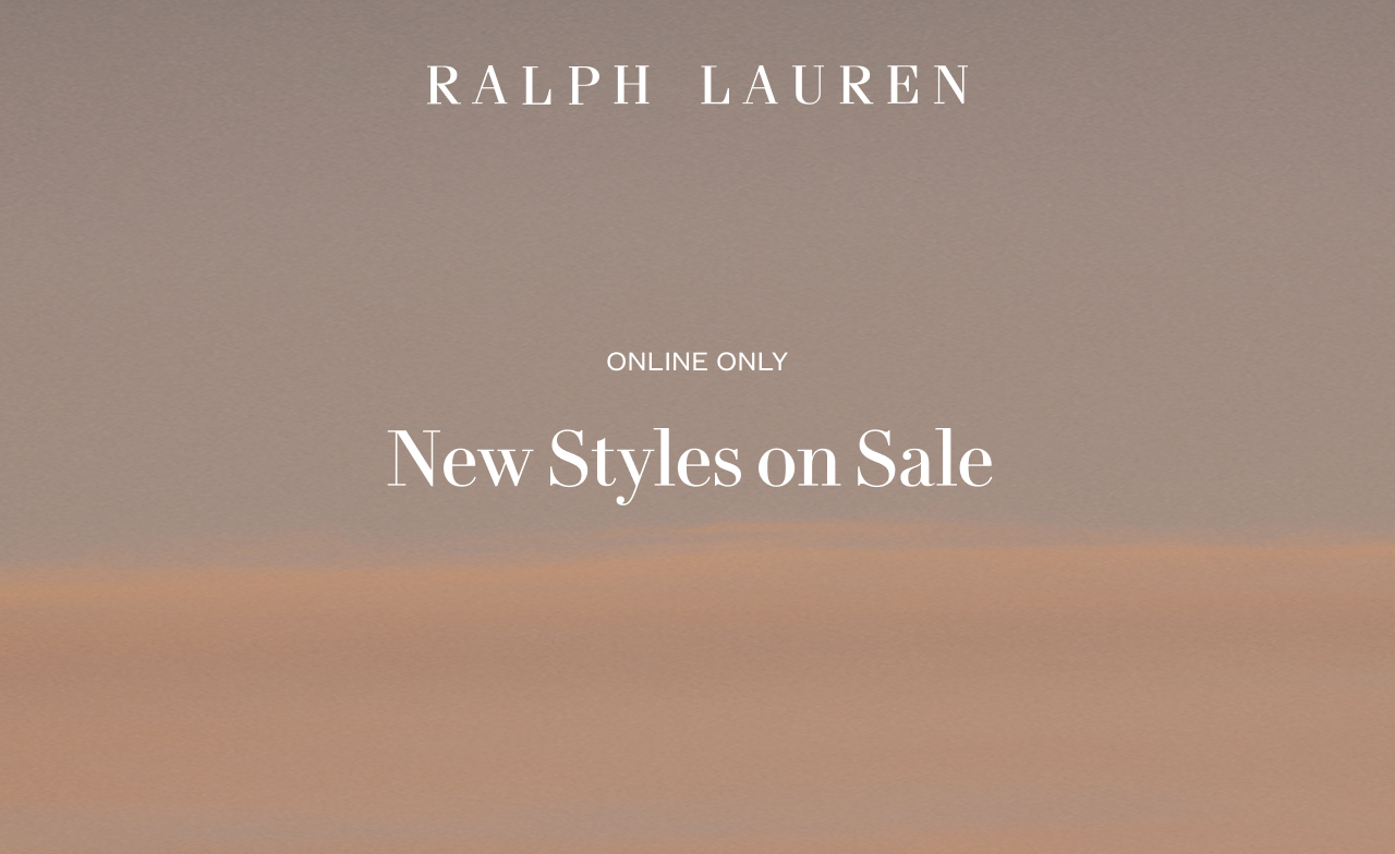 New Styles on Sale