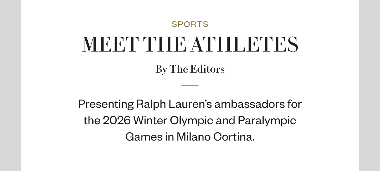 Meet the Athletes
