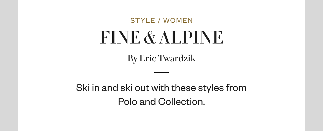 Fine & Alpine