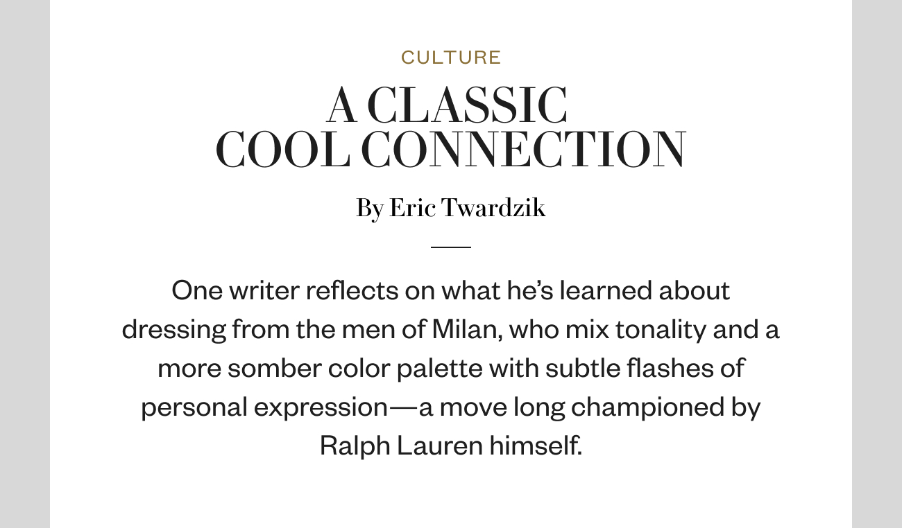 A Classic Cool Connection