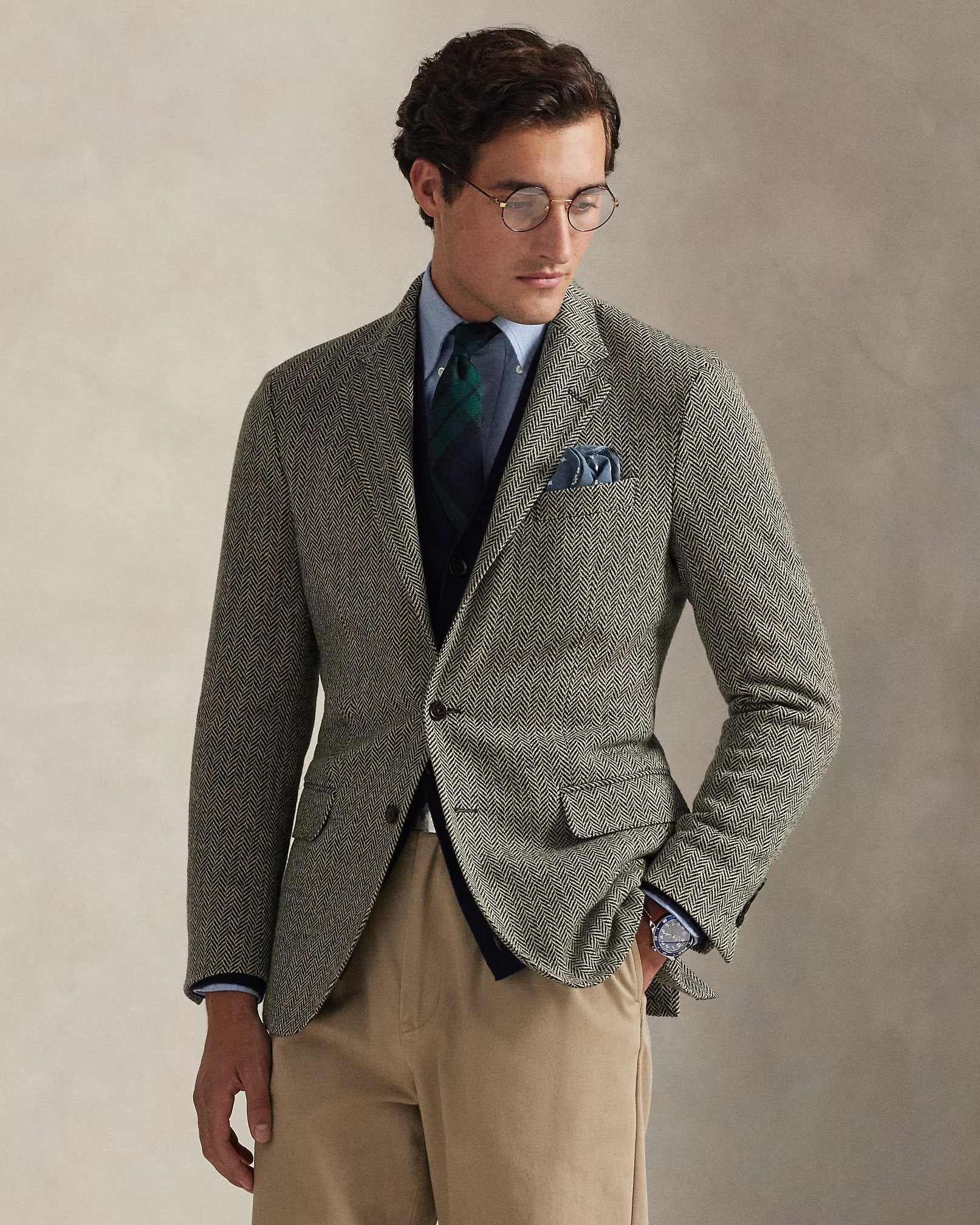 Polo Soft Tailored Herringbone Jacket Polo Soft Tailored Herringbone Jacket
